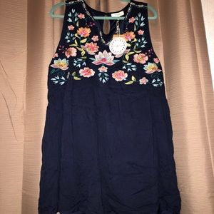 Umgee Floral Tank Top